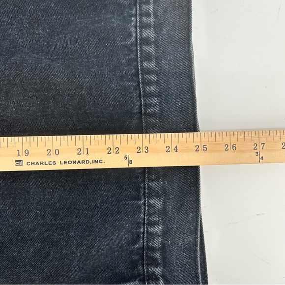 American Vintage Manufacturing Co Denim Truckers Jean Jacket Black Sz XL Lined - Picture 10 of 10